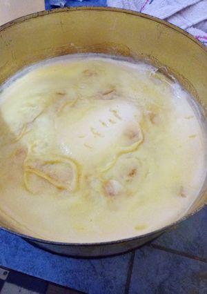 Una foto de Flan de crema de leche al microondas