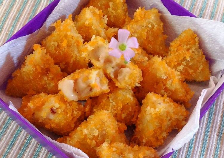 Cara mengolah 11. Nugget Makaroni, Enak