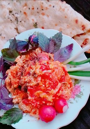 عکسی از دستور املت قارچ 🍴🍲
