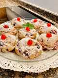 Galletas blandas con frutos del bosque “sin gluten” (Soft cookies with “gluten-free” berries)