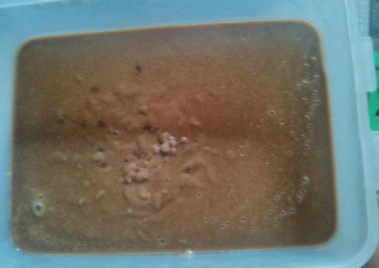 Langkah Mudah untuk Menyiapkan Es krim JACO (jagung coklat) yang Enak Banget