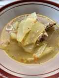 Jukut Gedang Basa Rajang (sayur pepaya bumbu rajang)