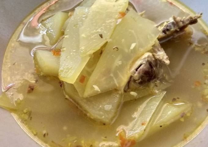 Resep Jukut Gedang Basa Rajang (sayur pepaya bumbu rajang) yang Sempurna