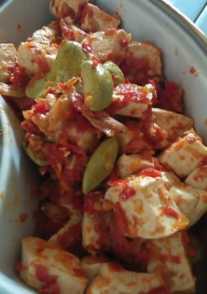Foto resep Sambel tahu pete godok