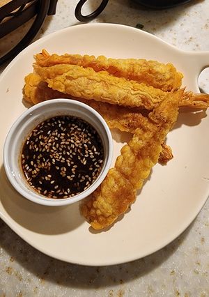 A picture of Air Fried Jumbo Prawns Tempura.