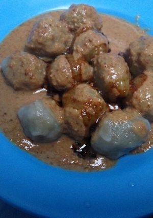 Foto resep Cilok teri sambal kacang