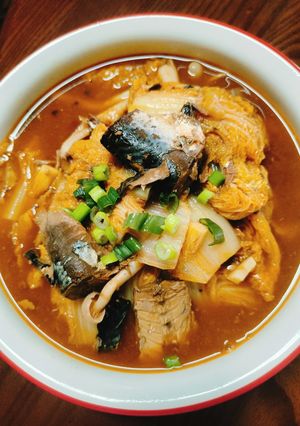 醬燒鯖魚娃娃菜 的食譜成品照片