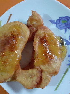 Una foto de Buñuelos fritos con miel!!! Facilísimo Especial para la merienda
