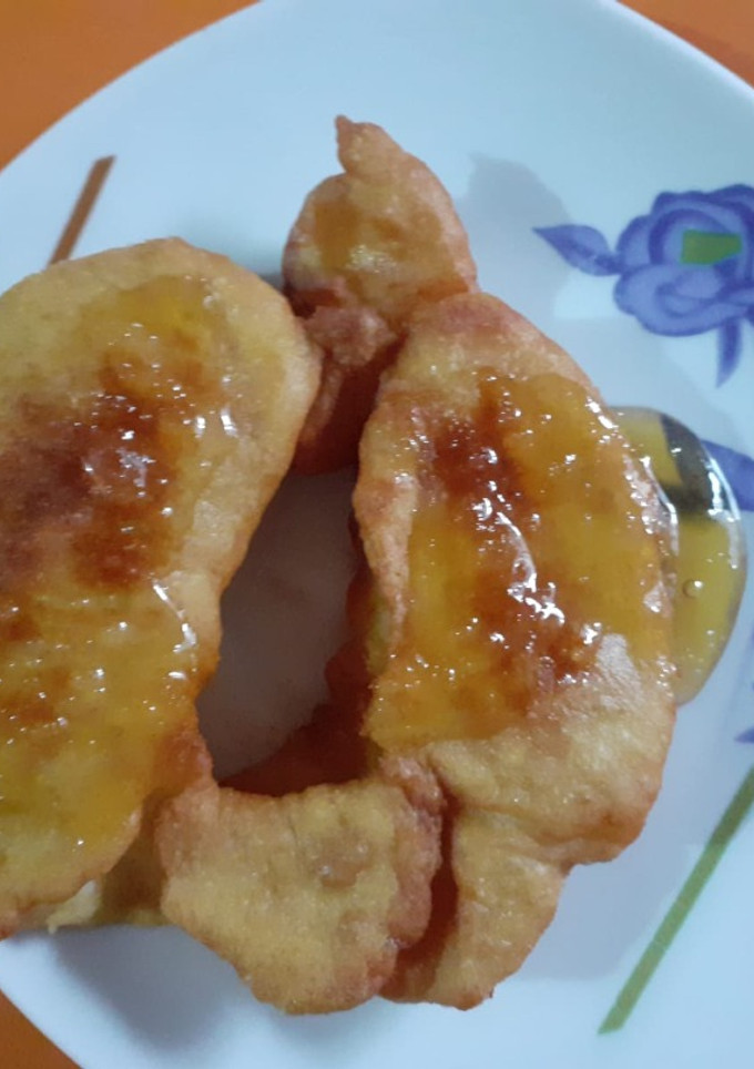 Una foto de Buñuelos fritos con miel!!! Facilísimo Especial para la merienda