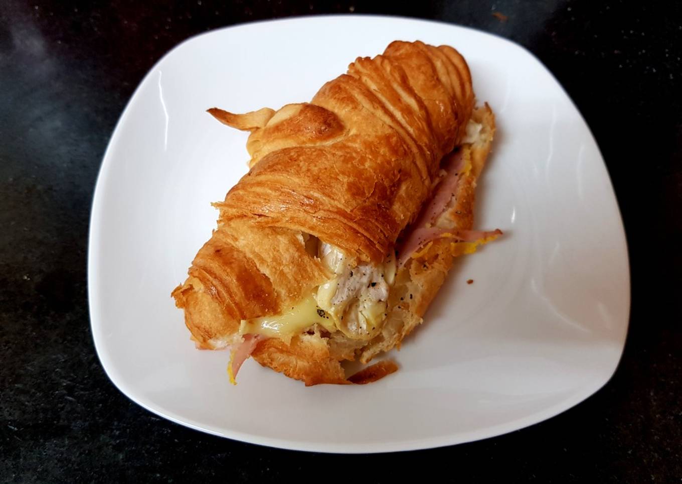 My Ham & cheese Croissants. ðŸ™„