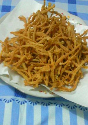 Foto resep Jamur Crispy Enoki Miso 🍟