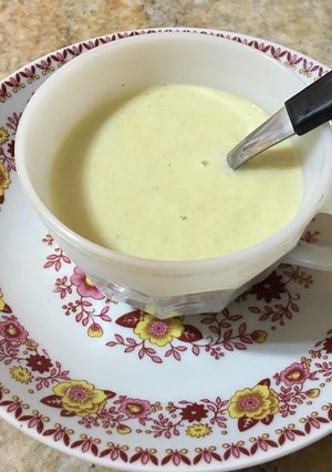 Una foto de Sopa crema de apio