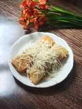 Lumpia ubi yakon keju