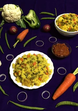A picture of Winter Vegetable Pulao.