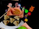এগ মেয়োনিজ মিক্সড সব্জি স্টিম মোমো(steam momo recipe in Bengali)