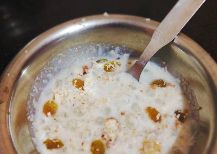 Easiest Way to Prepare Any-night-of-the-week Sabudana kheer