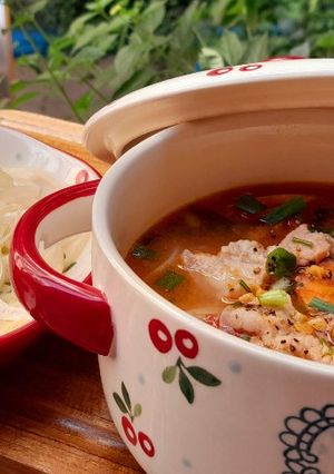Hình của món Hủ tiếu nấu cà chua.