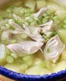 Canh Bí Ngòi Gà Xé