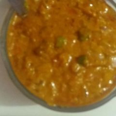 A picture of Malai ki Sabji.