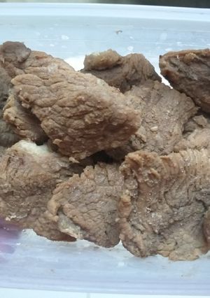 Foto resep Dendeng daging sapi (tinggal goreng)