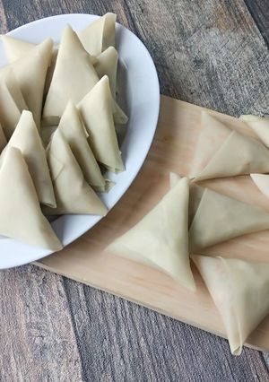 Foto resep Cara membuat kulit samosa tanpa mesin