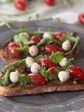 Caprese Open Face