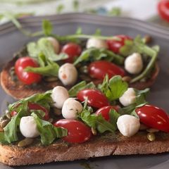A picture of Caprese Open Face.