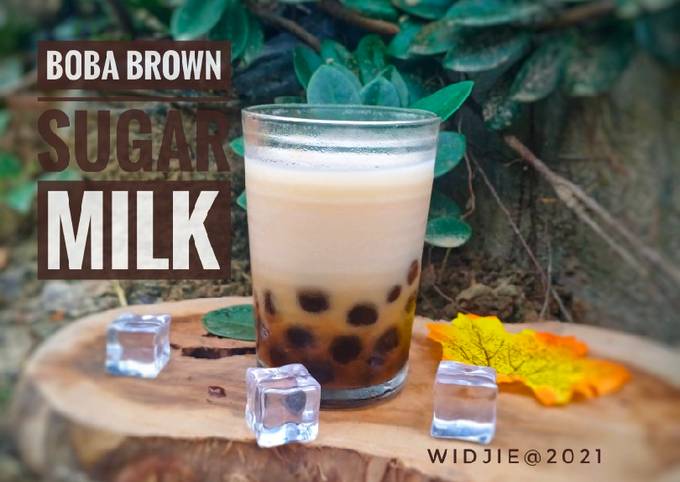 Cara Gampang Membuat Boba Brown Sugar Milk yang Bikin Ngiler