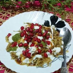 A picture of Sweet Potatoes Khees Chaat.