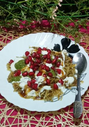 A picture of Sweet Potatoes Khees Chaat.