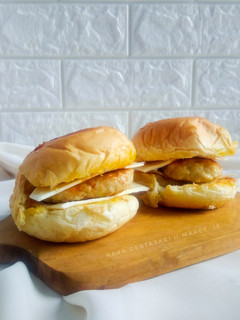 Foto resep Mini cheese Chicken Burger