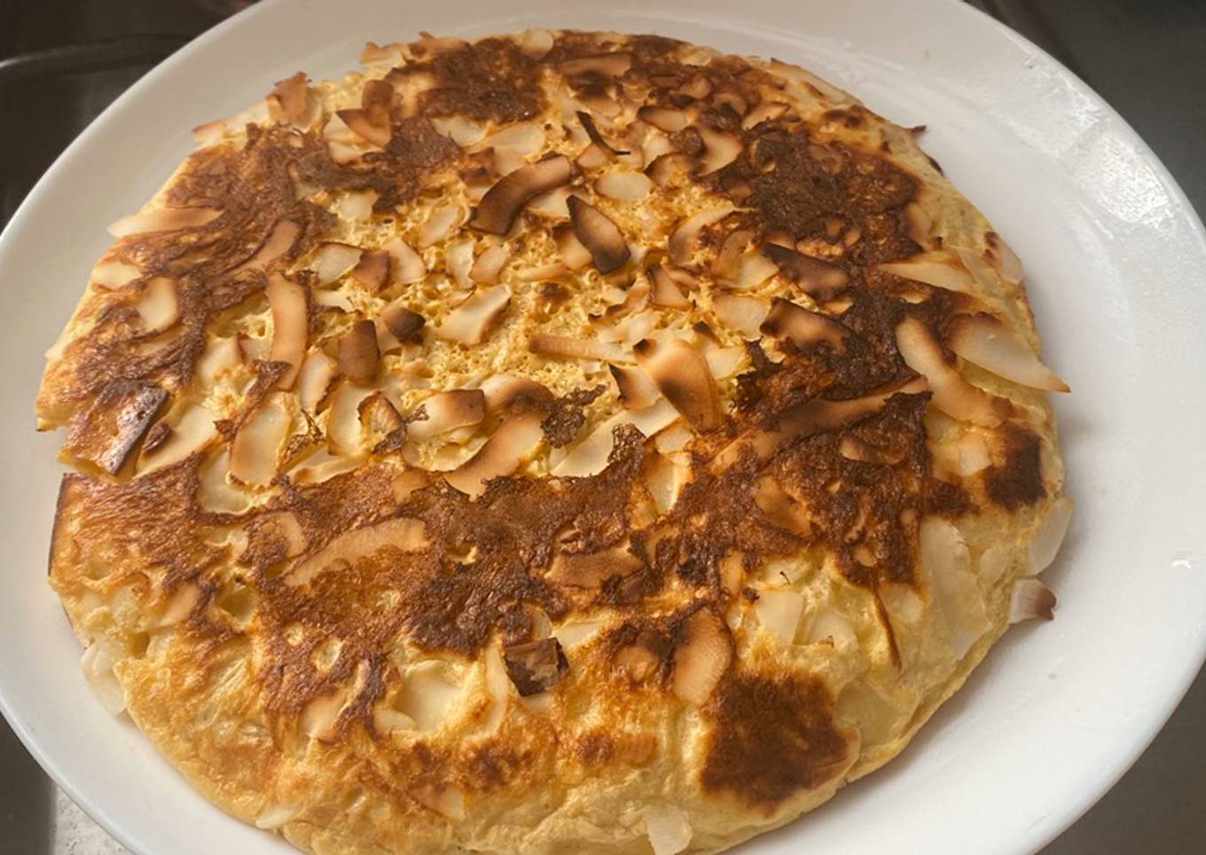 Pancake proteico sin harinas