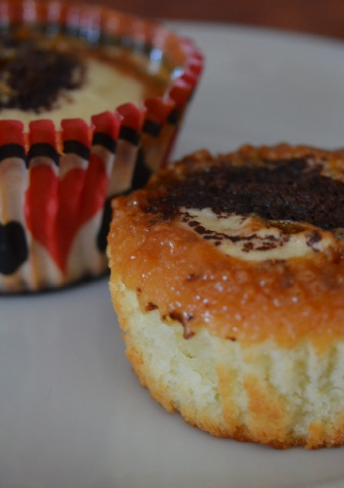 Una foto de Magdalenas rellenas de dulce de leche