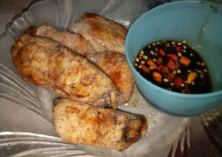 Cara Gampang Menyiapkan Dada Ayam Fillet Panggang (Ala dietku), Lezat Sekali