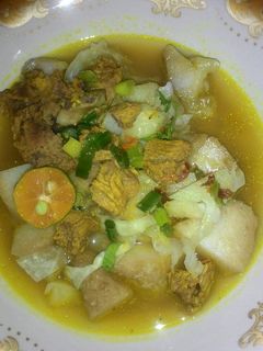 Foto resep Soto daging lontong