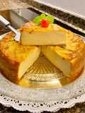 Pastel con yogur griego y manzanas (Cake with Greek yogurt and apples)
