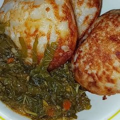 A picture of Masa with vegetable soup.