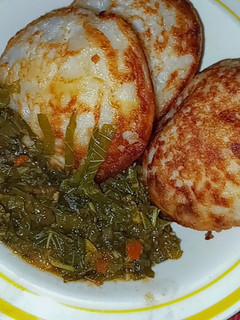 A picture of Masa with vegetable soup.