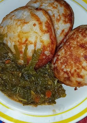 A picture of Masa with vegetable soup.