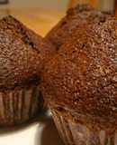 Meggyes mákos muffin