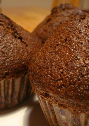 Meggyes mákos muffin recept fotója
