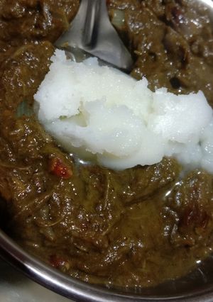 A picture of Sarso saag.