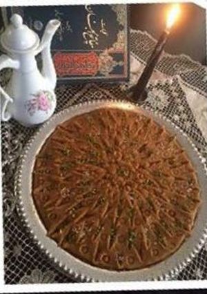 عکسی از دستور حلوای خامه