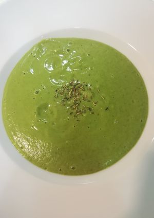 Una foto de Crema de brócoli