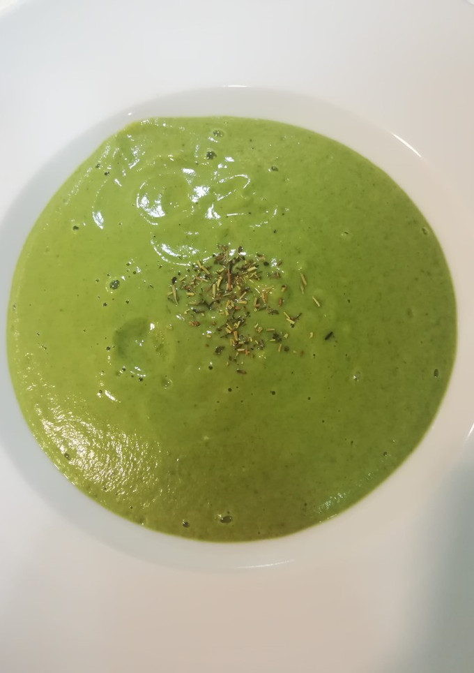 Una foto de Crema de brócoli