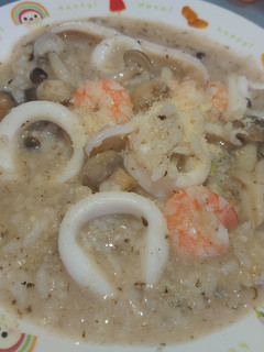 松露蘑菇海鮮燉飯 的食譜成品照片