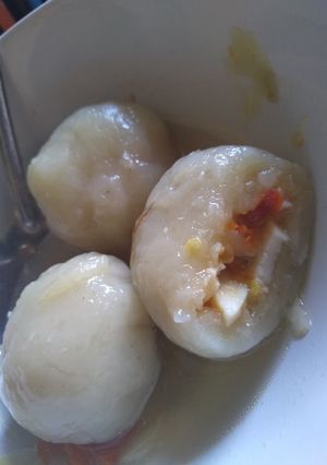 Foto resep Cilok isi udang pedas