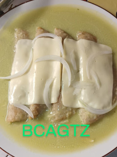 Una foto de Enchiladas suizas