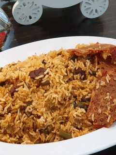 عکسی از دستور لوبیاپلو با گوشت
