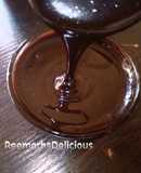 Homemade chocolate syrup